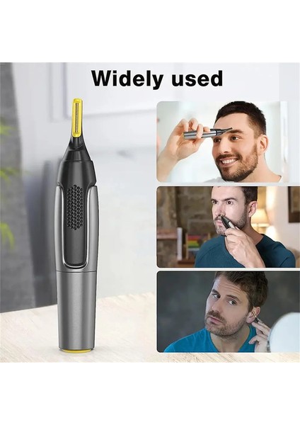 1 Adet Burun Saçı Düzeltici Elektrikli Su Geçirmez Saç Mırıltıları Adam Taşınabilir Burun Kulağı Kaş Kesici Tımarlama Düzeltici Renk: USB (Yurt Dışından)