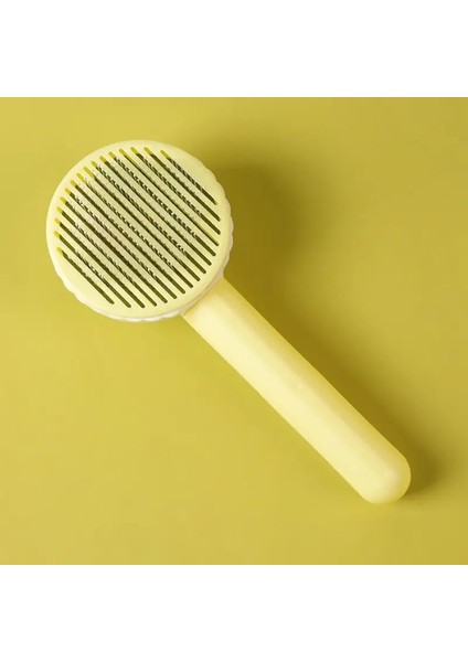 Kedi Fırçası Evcil Hayvan Tımar Fırçası Kediler Için Saç Kaldırma Evcil Kedi Saçları Sökücü Evcil Hayvanlar Epiloving Puppy Yavru Kedi Tımar Aksesuarları Renk: Sarı (Yurt Dışından)