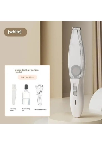 2 Arada 1 Profesyonel Saç Klipsper Köpek Evcil Hayvan Bakım Kiti Kedi Tıraş Ayakları Için Elektrikli Süpüratör (Yurt Dışından)