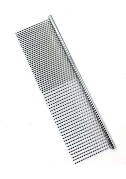 Pet Dematting Tombul Paslanmaz Çelik Evcil Hayvan Tımarlama Köpekler ve Kediler Gevşek Yuva Pire Comb Prettybetter Renk: 19CM x 5.5cm (Yurt Dışından)