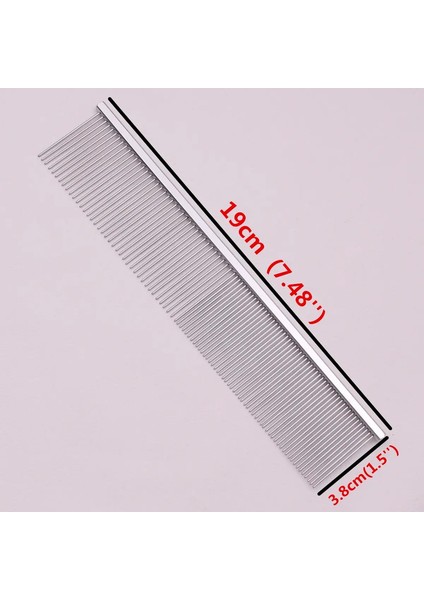 Bakır Köpek Bakım Taraklar Pet Sınır Düğümü Masaj Araçları Profesyonel Salon Kedi Saç Temizleme Hilal Yüksek Düşük Dişleri 7817#RENK: C7812YIN (Yurt Dışından)