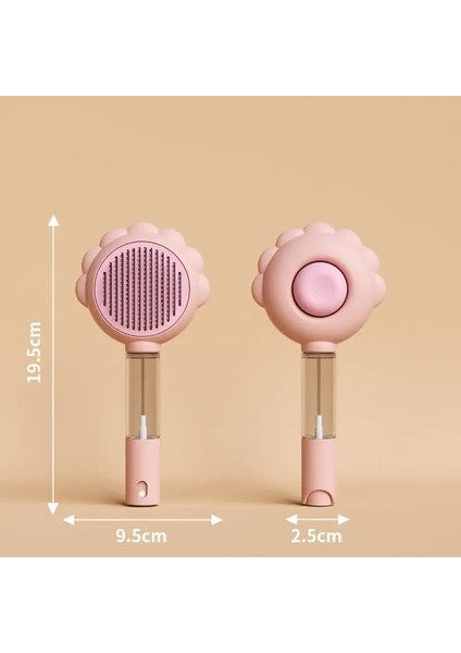 Pet Köpek Fırçası Kedi Tarağı Kendini Temizleme Pet Saç Çıkartma Fırçası Köpekler Için Kediler Tımarlama Araçları Evcil Hayvanlar Demating Com Dogs Aksesuarlar Renk: Pembe (Yurt Dışından)