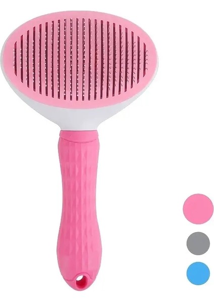 Köpeklerin ve Kedilerin Zahmetsiz Bakımı Için Tek Tıklayın Pet Eptah Yolcun Tarak - Şamandıra Epilasyon Sıkıcı Fırçası Otomatik Funct Rengi: Pembe (Yurt Dışından)