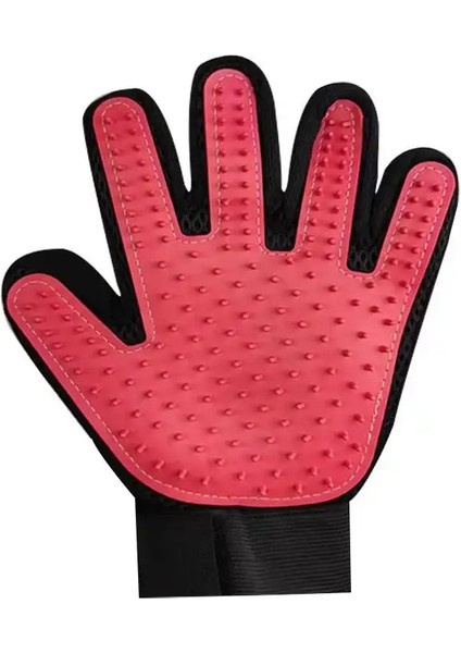 Pet Saç Çıkıcı Eldivenler Kedi Tımar Saç Desheding Fırça Köpek Pet Banyo Çıkartma Hayvan Masaj Malzemeleri Için Temiz Masaj Renk: Pembe/boyut: Sağ El (Yurt Dışından)