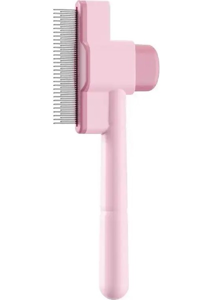 Cat Com Pet Saç Çıkartma Bir Düğme Köpekleri Fırça Kendi Kendini Temizleyen Kedi Fırçası Masaj Taraklar Için Köpek Tımar Fırçaları Için Pet Ürünleri Için Fırçalar: Pembe (Yurt Dışından)