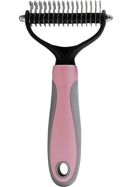 Çok Işlevli Evcil Hayvan Deshedding Fırça Köpek Saç Sökücü Evcil Hayvan Kürk Kesici Köpek Kedi Tarak Fırçalar Köpekler Tımar Dökülme Malzemeleri Renk: Pembe Büyük (Yurt Dışından)