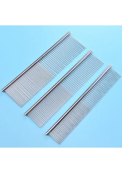 1 Adet Paslanmaz Çelik Kedi Köpek Pet Ppil Fuarı Masaj Masajı Yün Tımar Aksesuarları Evcil Hayvan Saç Temizleme Aracı 3 Sizescolor: Gümüş/boyut: 19CM x 3,5cm (Yurt Dışından)