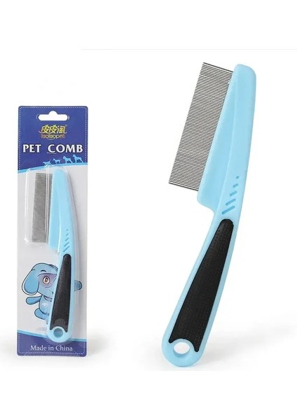 Pet Hayvan Bakım Tarak Kedi Köpek Paslanmaz Çelik Iğne Tımarlama Boyu Bitlerini Kaldırın Yakın Tooth Grad Combolor: Pembe (Yurt Dışından)