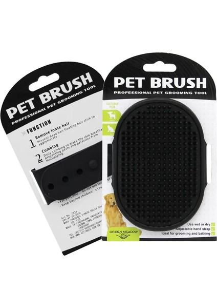 1pc Evcil Köpek Kedi Banyo Fırçası Kauçuk Eldiven Saçları Kürk Kürk Tımarlama Masaj Köpek Temizleme Eldiven Silikon Banyo Fırçası Köpek Dağarcığı: Mavi (Yurt Dışından)