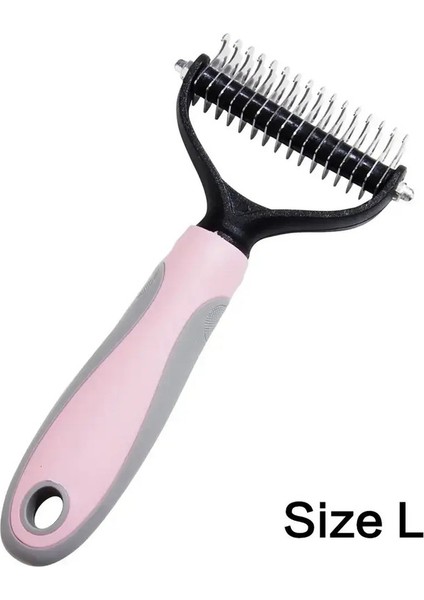 Pet Saç Knotter Köpek Tımarlama Aracı Pet Kedi Ep Epekoval Com Fırçası Çift Taraflı Stoneego Pet Ürünleri 1 Pc S/l Renk: Pembe - L (Yurt Dışından)