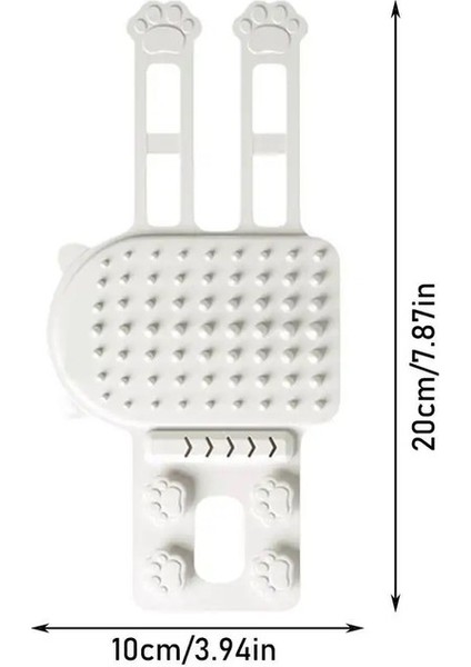 Kedi Çizik Köşe Fırçası Silikon Dökülme Masaj Tarak Evcil Hayvan Bakım Fırçaları Evcil Hayvan Sı Aracı Yüz Çizikler Masa Için (Yurt Dışından)
