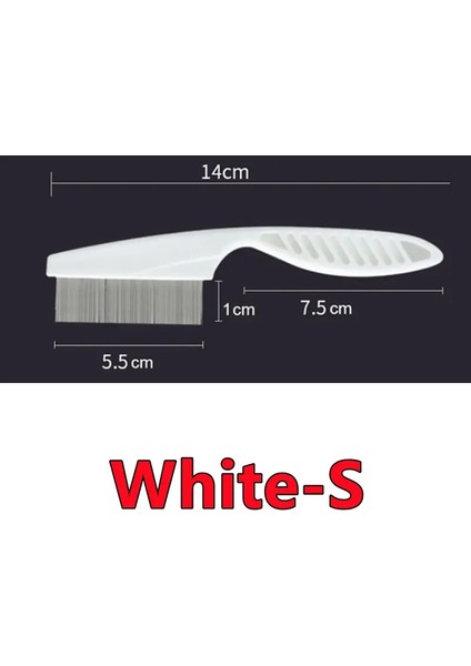 Yeni Profesyonel Evcil Kedi Epiloving Tarak Fırçası Köpeği Tımarlama Araçları Dökülme Araçları Köpek Yavrusu Saç Dökülme Düzeltici Evcil Hayvan Kürk Kırpma Renkleri Renk: Beyaz-S (Yurt Dışından)