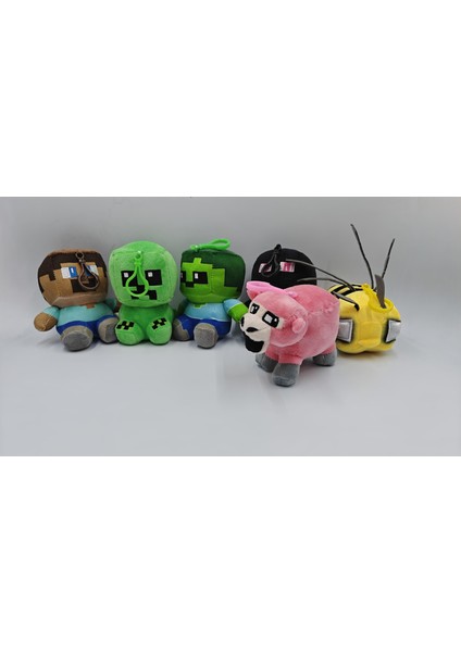 Benim Dünyam Peluş Minecraft Efsaneleri Peluş Oturan Zombi Acı Tatlı Gölge Ejderha (Yurt Dışından)