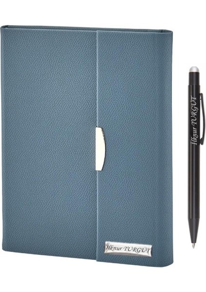Kişiye Özel Tasarım Defter ve Tükenmez Kalem Seti - Renk Seçenekli