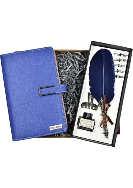 Kişiye Özel Lüx Organizerli Defter ve Divit Kalem Kutulu Set - Renk Seçenekli