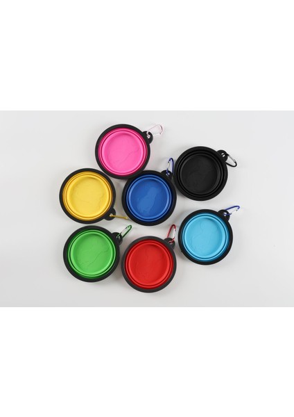 Katlanabilir Taşınabilir Kedi Köpek Mama ve Su Kabı, Lacivert, Pratik ve Fonksiyonel modelleri