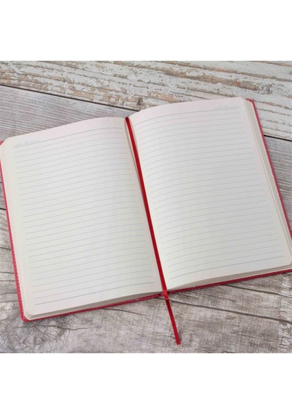 Kişiye Özel Kumaş Desenli Defter ve Tükenmez Kalem Seti