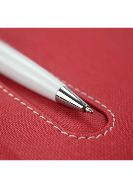 Kişiye Özel Kumaş Desenli Defter ve Tükenmez Kalem Seti