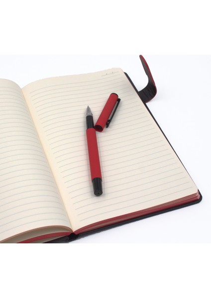 Kişiye Özel Renk Detaylı Defter ve Roller Kalem Seti - Renk Seçenekli fırsatları