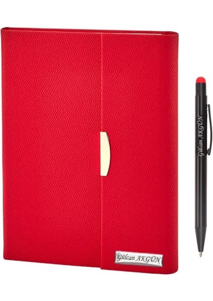 Kişiye Özel Tasarım Defter ve Tükenmez Kalem Seti - Renk Seçenekli