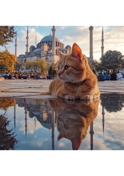 Sultan Ahmet Camii Manzaralı Kanvas Tablo Ev Duvar Salon Ofis Dükkan Hediyelik Dekarasyon Süsü fiyatları