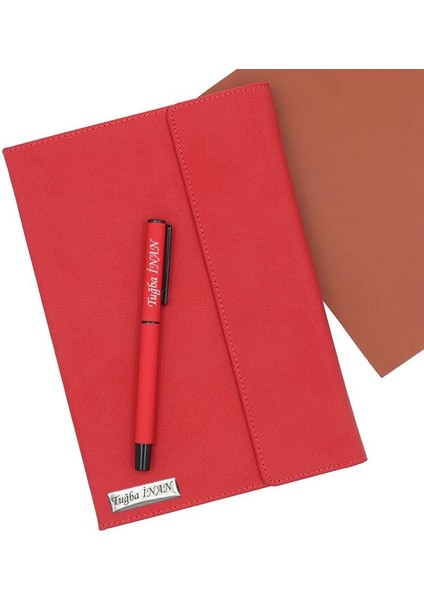 Kişiye Özel Kutulu Premium Defter ve Roller Kalem Seti fiyatları