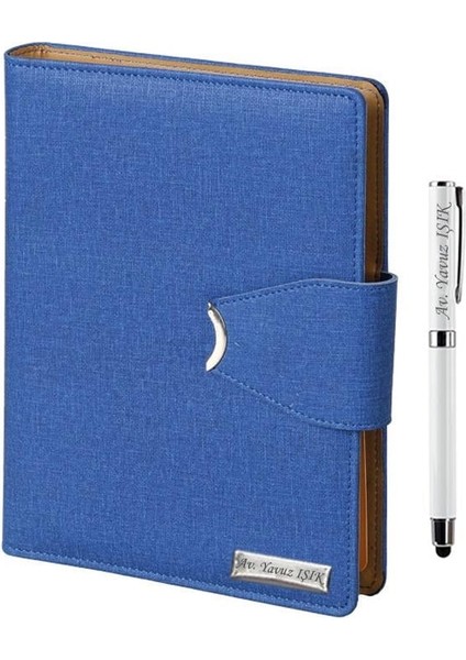Kişiye Özel Organizer Model Tarihsiz Ajanda ve Roller Kalem Seti - Renk Seçenekli