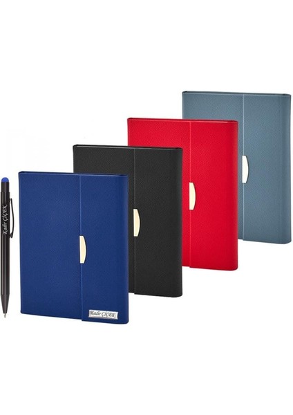 Kişiye Özel Tasarım Defter ve Tükenmez Kalem Seti - Renk Seçenekli