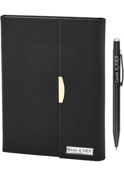 Kişiye Özel Tasarım Defter ve Tükenmez Kalem Seti - Renk Seçenekli