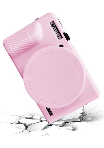 Canon Powershot G7 x Mark Iıı Uyumlu Silikon Koruyucu Kılıf,yumuşak, Darbeye Dayanıklı