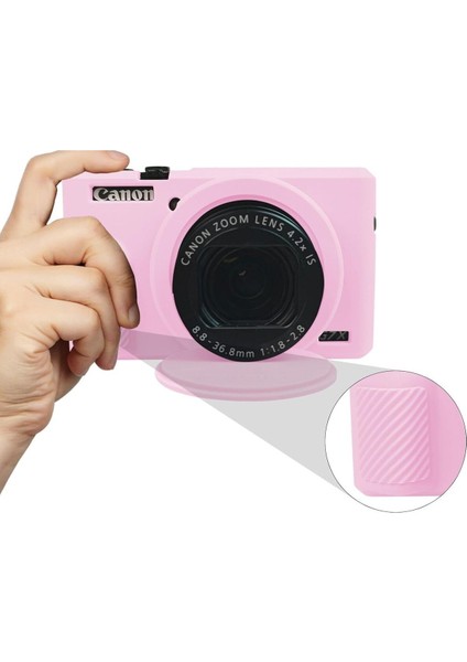 Canon Powershot G7 x Mark Iıı Uyumlu Silikon Koruyucu Kılıf,yumuşak, Darbeye Dayanıklı fiyatları