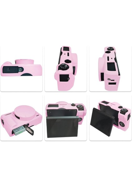 Canon Powershot G7 x Mark Iıı Uyumlu Silikon Koruyucu Kılıf,yumuşak, Darbeye Dayanıklı modelleri