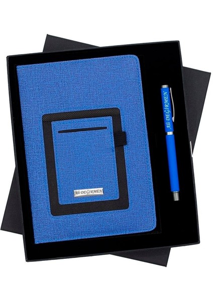 Kişiye Özel Kanguru Defter ve Roller Kalem Seti Tasarım Kutulu