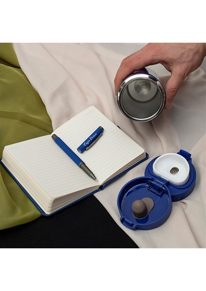 Kişiye Özel Termos Defter ve Kalem Özel Tasarım Kutulu Premium Hediye Seti fırsatları