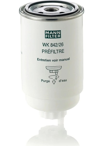 Wk 842/26 - Yakıt Filtresi - Mann Fılter