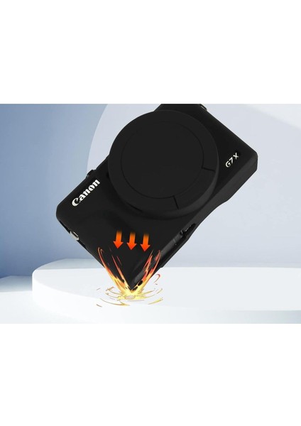 Canon Powershot G7 x Mark Iıı Uyumlu Silikon Koruyucu Kılıf,yumuşak, Darbeye Dayanıklı modelleri