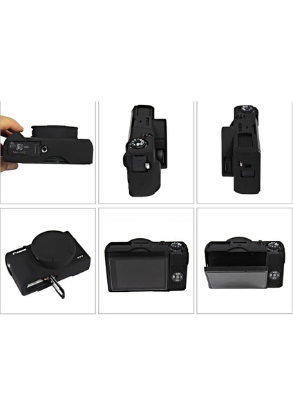 Canon Powershot G7 x Mark Iıı Uyumlu Silikon Koruyucu Kılıf,yumuşak, Darbeye Dayanıklı fırsatları