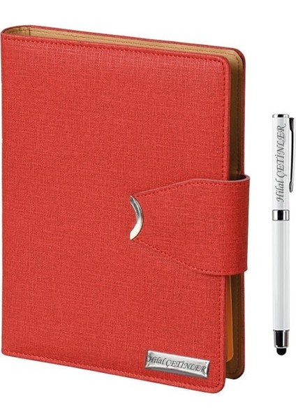 Kişiye Özel Organizer Model Tarihsiz Ajanda ve Roller Kalem Seti - Renk Seçenekli