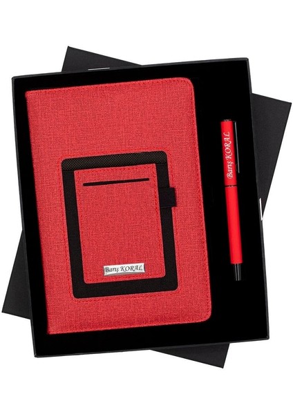 Kişiye Özel Kanguru Defter ve Roller Kalem Seti Tasarım Kutulu