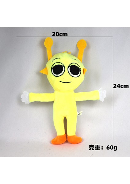 Yeni Sprunki Peluş Ayakta Duran Adam Ritim Kutusu Peluş Oyuncak Bebek Oyun Çevresi (Yurt Dışından)