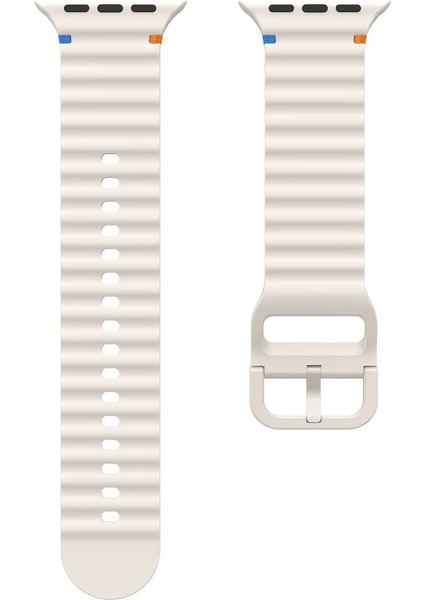 Apple Watch Seri 3/4/5/6/7/8/9/10/se/ultra/ultra2 44MM/45/MM/46MM/49MM Uyumlu Ip Detaylı Wave Kordon fiyatları