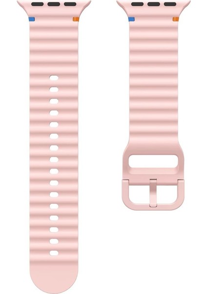 Apple Watch Seri 3/4/5/6/7/8/9/10/se/ultra/ultra2 44MM/45/MM/46MM/49MM Uyumlu Ip Detaylı Wave Kordon fiyatları