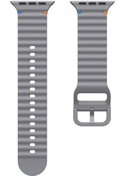 Apple Watch Seri 3/4/5/6/7/8/9/10/se/ultra/ultra2 44MM/45/MM/46MM/49MM Uyumlu Ip Detaylı Wave Kordon fiyatları