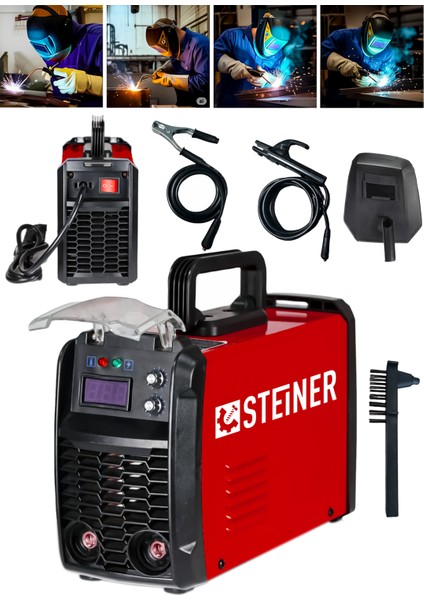 250 Amper Inverter Mega Stick Çift Kartlı Hava Soğutmalı Dijital Göstergeli Çanta Kaynak Makinesi
