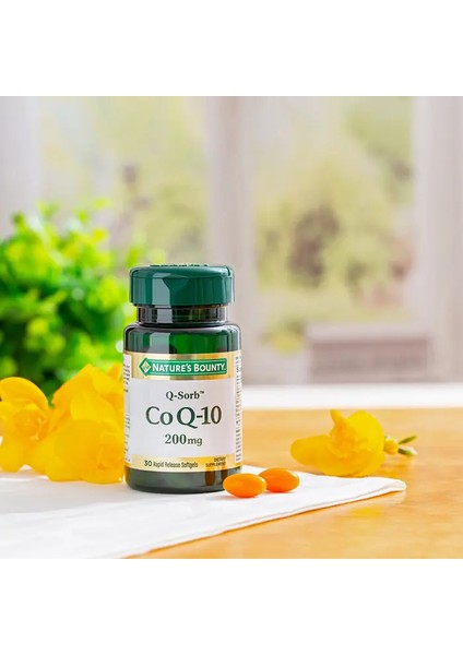 Q-Sorb Coq-10 Koenzim Q-10 Içeren Takviye Edici Gıda 200 Mg 30 Jelatin Kapsül