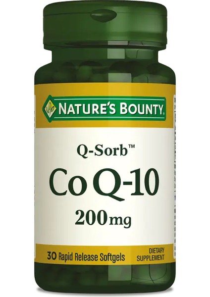 Q-Sorb Coq-10 Koenzim Q-10 Içeren Takviye Edici Gıda 200 Mg 30 Jelatin Kapsül modelleri