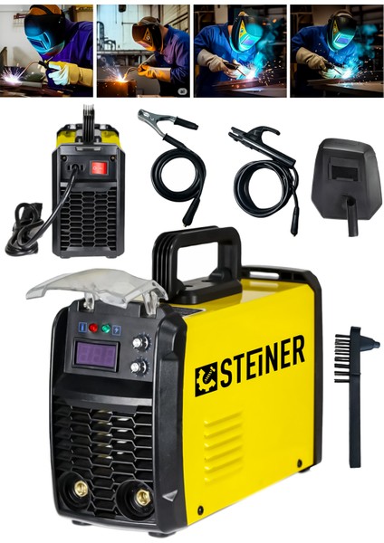 250 Amper Inverter Mega Stick Çift Kartlı Hava Soğutmalı Dijital Göstergeli Çanta Kaynak Makinesi