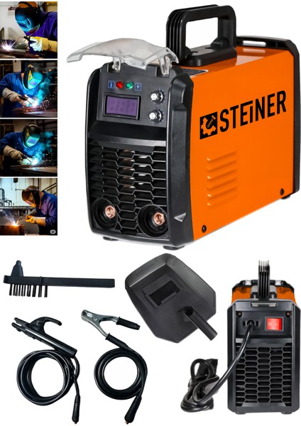 250 Amper Inverter Mega Stick Çift Kartlı Hava Soğutmalı Dijital Göstergeli Çanta Kaynak Makinesi