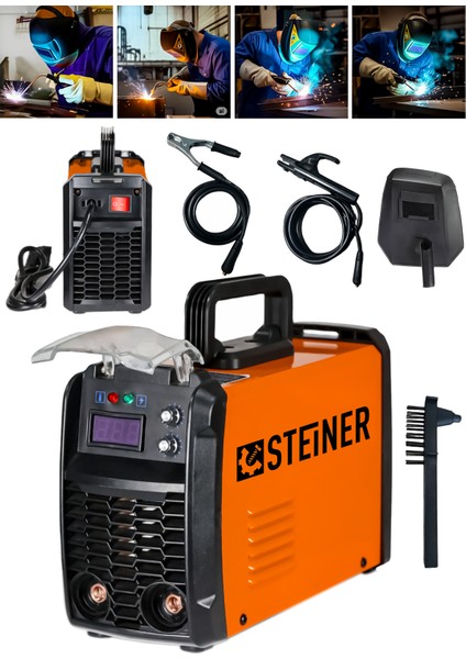 250 Amper Inverter Mega Stick Çift Kartlı Hava Soğutmalı Dijital Göstergeli Çanta Kaynak Makinesi
