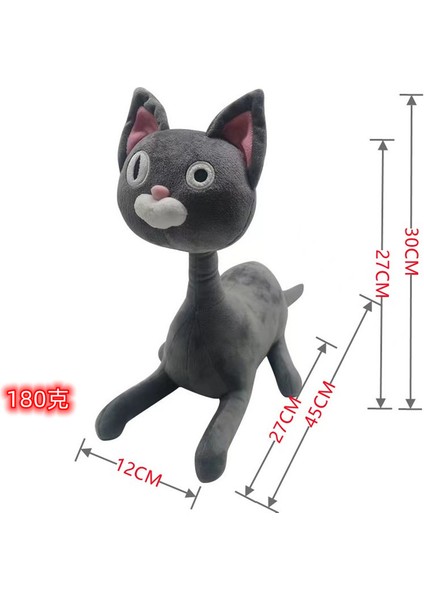 Noodle ve Bun Peluş Oyuncak Noodle Kedi ve Bun Köpek Çizgi Film Oyuncak Bebek (Yurt Dışından)